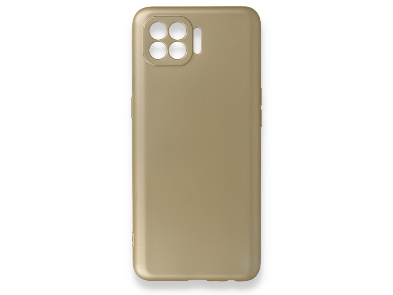 Newface Oppo Reno 4 Lite Kılıf First Silikon - Gold