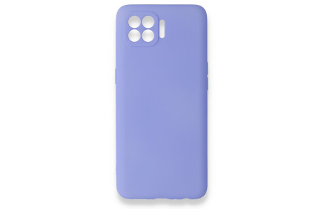 Newface Oppo Reno 4 Lite Kılıf First Silikon - Lila