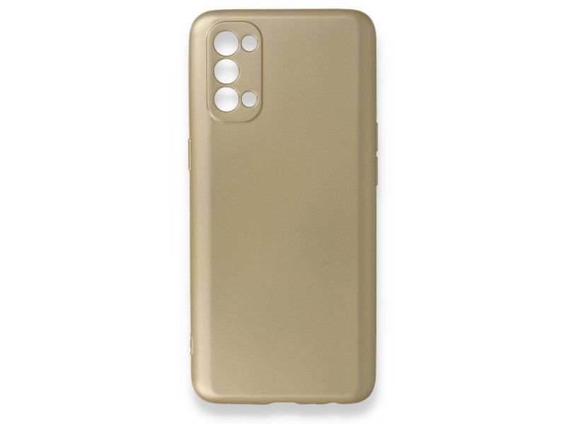 Newface Oppo Reno 4 Kılıf First Silikon - Gold