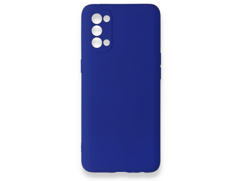 Newface Oppo Reno 4 Kılıf First Silikon - Lacivert