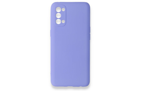 Newface Oppo Reno 4 Kılıf First Silikon - Lila