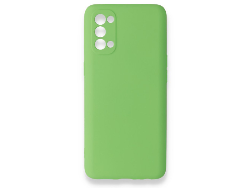Newface Oppo Reno 4 Kılıf First Silikon - Yeşil