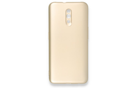 Newface Oppo Reno Kılıf First Silikon - Gold