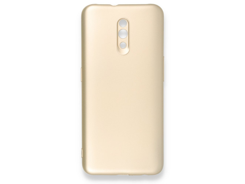Newface Oppo Reno Kılıf First Silikon - Gold