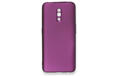 Newface Oppo Reno Kılıf First Silikon - Mürdüm