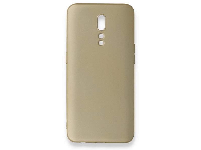 Newface Oppo Reno Z Kılıf First Silikon - Gold
