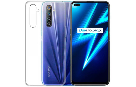 Newface Realme 6 Pro Kılıf Lüx Şeffaf Silikon - Şeffaf