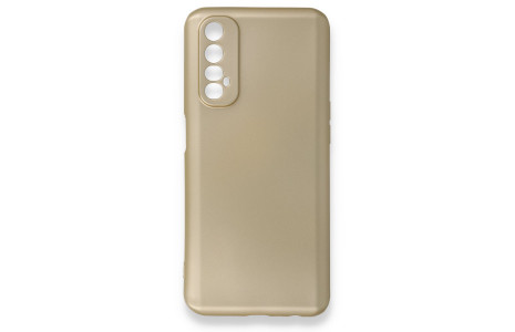 Newface Realme 7 Kılıf First Silikon - Gold