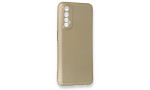 Newface Realme 7 Kılıf First Silikon - Gold