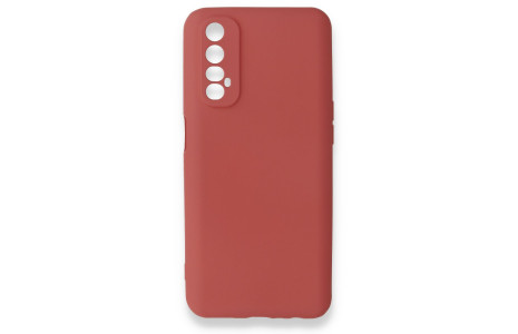 Newface Realme 7 Kılıf First Silikon - Kiremit