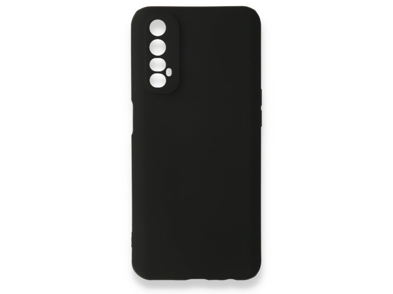 Newface Realme 7 Kılıf First Silikon - Siyah
