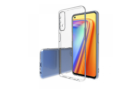 Newface Realme 7 Pro Kılıf Lüx Şeffaf Silikon - Şeffaf