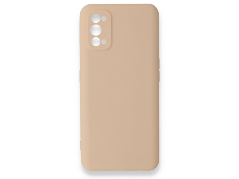 Newface Realme 7 Pro Kılıf Nano içi Kadife Silikon - Pudra