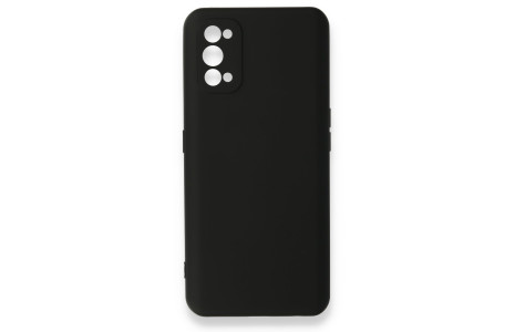 Newface Realme 7 Pro Kılıf Nano içi Kadife Silikon - Siyah