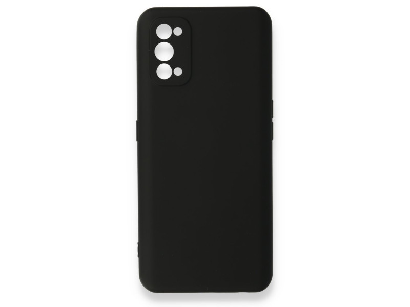 Newface Realme 7 Pro Kılıf Nano içi Kadife Silikon - Siyah