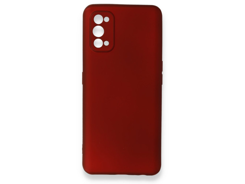 Newface Realme 7 Pro Kılıf First Silikon - Bordo