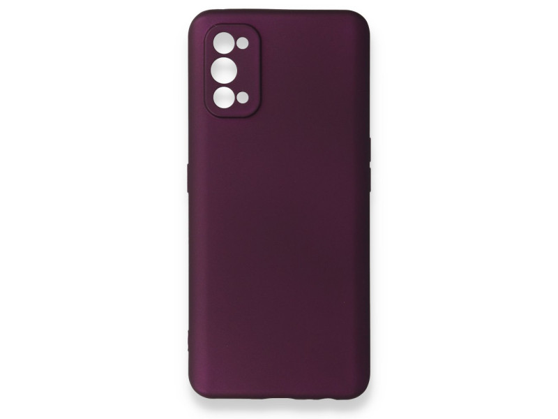 Newface Realme 7 Pro Kılıf First Silikon - Mürdüm