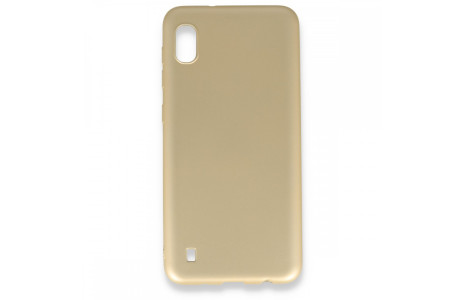 Newface Samsung Galaxy A10 Kılıf First Silikon - Gold
