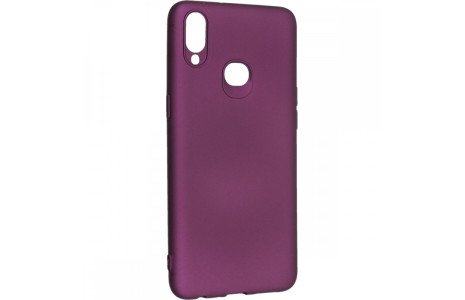 Newface Samsung Galaxy A10S Kılıf First Silikon - Mürdüm