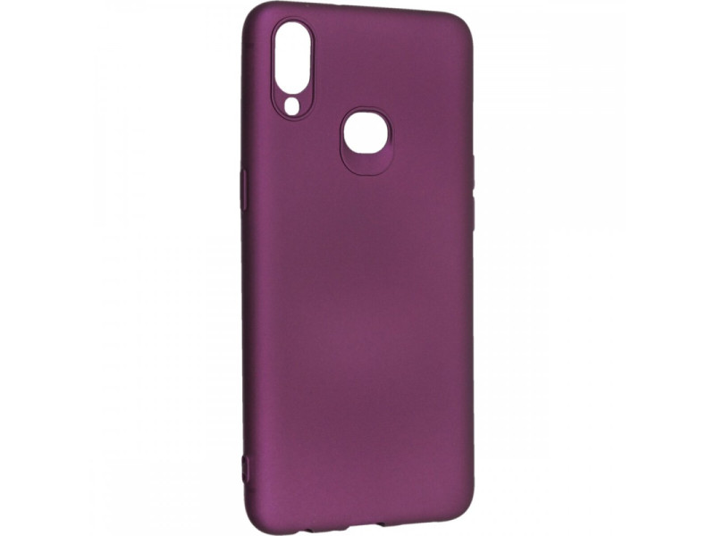 Newface Samsung Galaxy A10S Kılıf First Silikon - Mürdüm