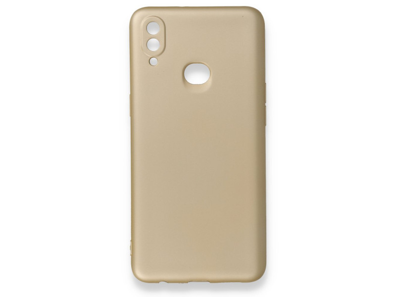 Newface Samsung Galaxy A10S Kılıf First Silikon - Gold
