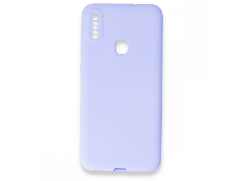Newface Samsung Galaxy A11 Kılıf First Silikon - Lila