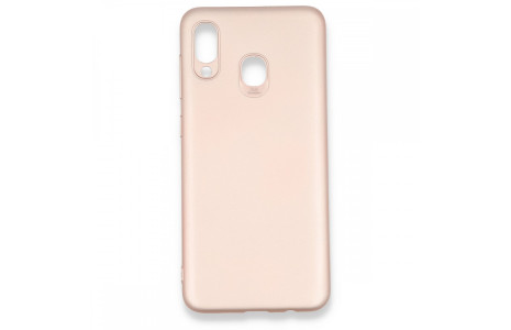 Newface Samsung Galaxy A20 Kılıf First Silikon - Rose Gold