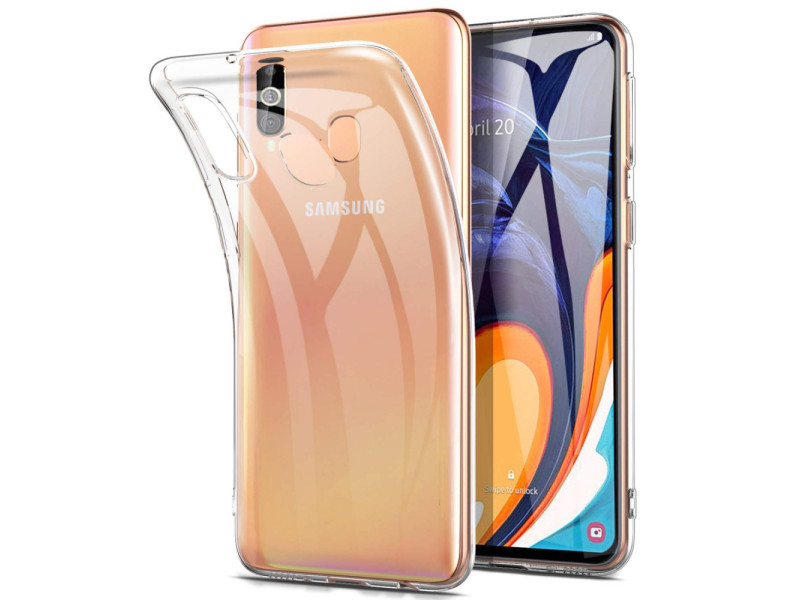 Newface Samsung Galaxy A20E Kılıf Lüx Şeffaf Silikon
