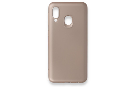 Newface Samsung Galaxy A20E Kılıf First Silikon - Rose Gold