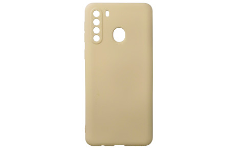 Newface Samsung Galaxy A21 Kılıf First Silikon - Gold