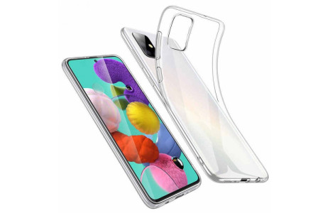 Newface Samsung Galaxy A21S Kılıf Lüx Şeffaf Silikon