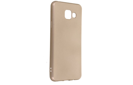 Newface Samsung Galaxy A3 2016 Kılıf First Silikon - Gold