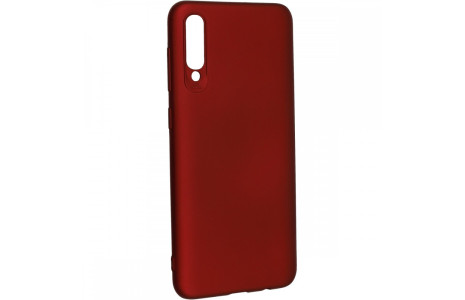 Newface Samsung Galaxy A30S Kılıf First Silikon - Bordo