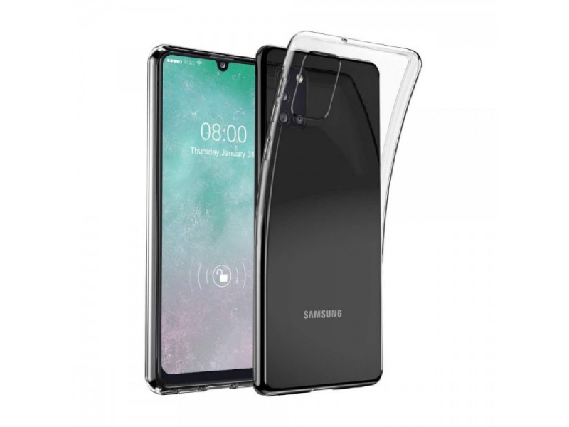 Newface Samsung Galaxy A31 Kılıf Lüx Şeffaf Silikon