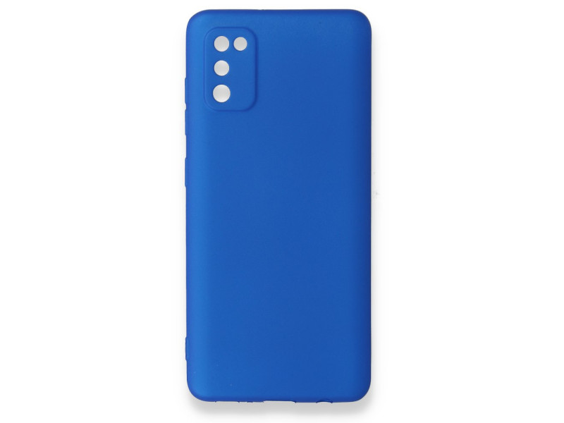 Newface Samsung Galaxy A41 Kılıf First Silikon - Mavi