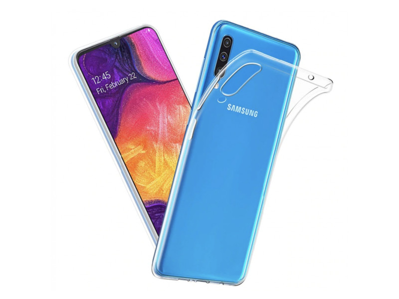 Newface Samsung Galaxy A50S Kılıf Lüx Şeffaf Silikon