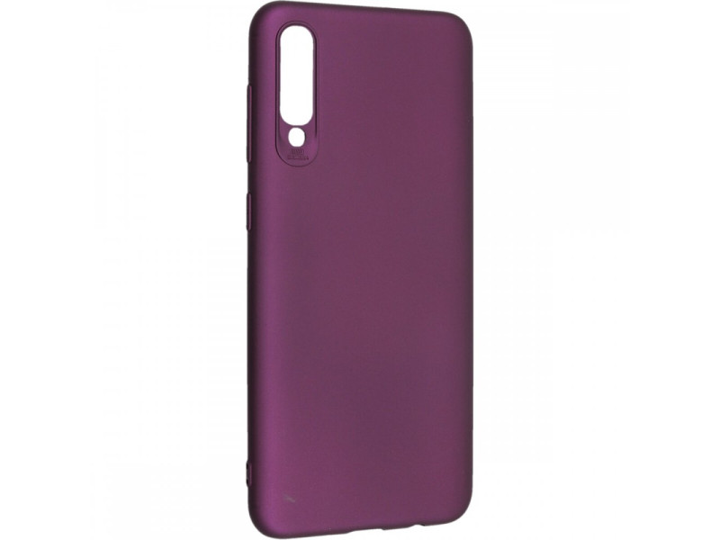 Newface Samsung Galaxy A50S Kılıf First Silikon - Mürdüm