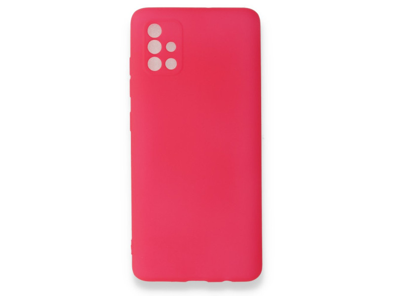 Newface Samsung Galaxy A51 Kılıf First Silikon - Pembe