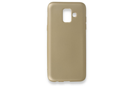 Newface Samsung Galaxy A6 2018 Kılıf First Silikon - Gold