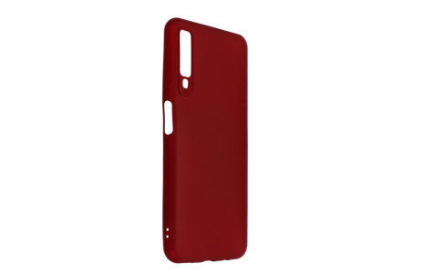Newface Samsung Galaxy A7 2018 Kılıf First Silikon - Bordo