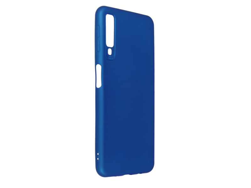 Newface Samsung Galaxy A7 2018 Kılıf First Silikon - Mavi