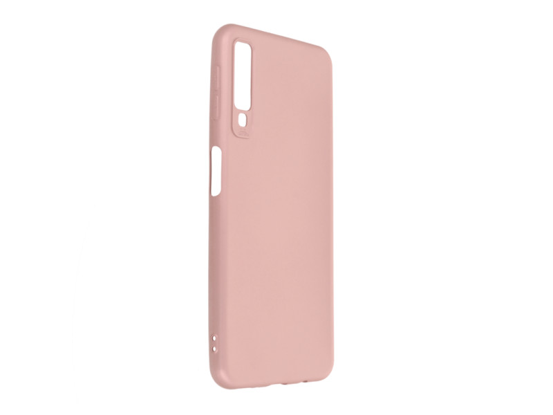 Newface Samsung Galaxy A7 2018 Kılıf First Silikon - Rose Gold