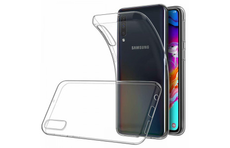 Newface Samsung Galaxy A70 Kılıf Lüx Şeffaf Silikon