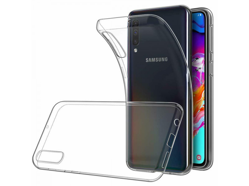 Newface Samsung Galaxy A70 Kılıf Lüx Şeffaf Silikon