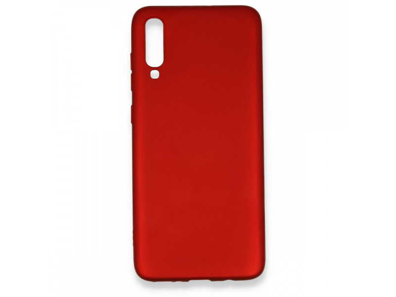 Newface Samsung Galaxy A70 Kılıf First Silikon - Bordo