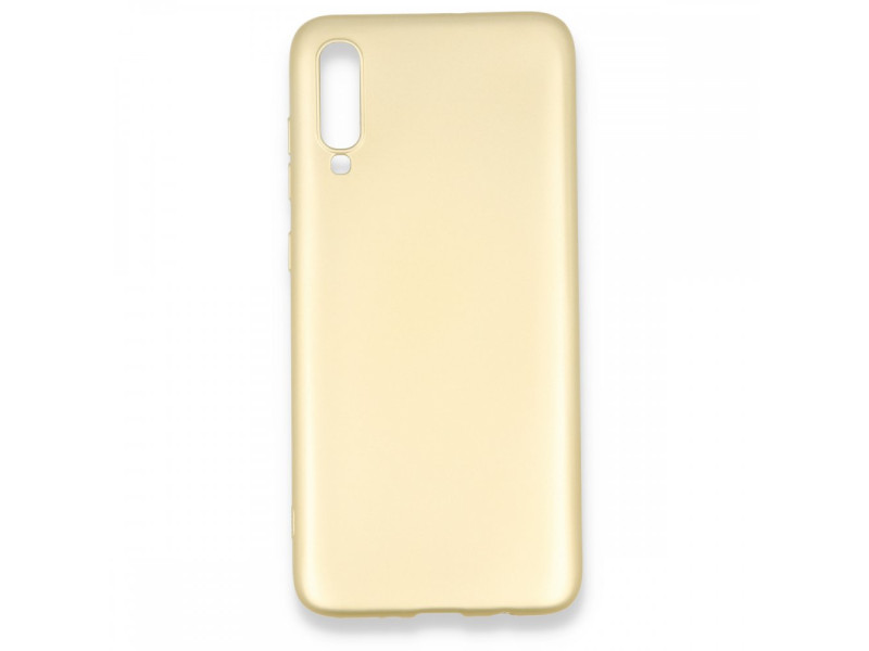 Newface Samsung Galaxy A70 Kılıf First Silikon - Gold
