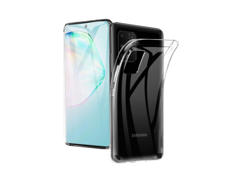 Newface Samsung Galaxy A71 Kılıf Lüx Şeffaf Silikon