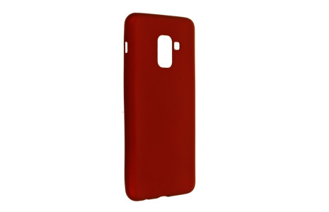 Newface Samsung Galaxy A8 2018 Kılıf First Silikon - Bordo