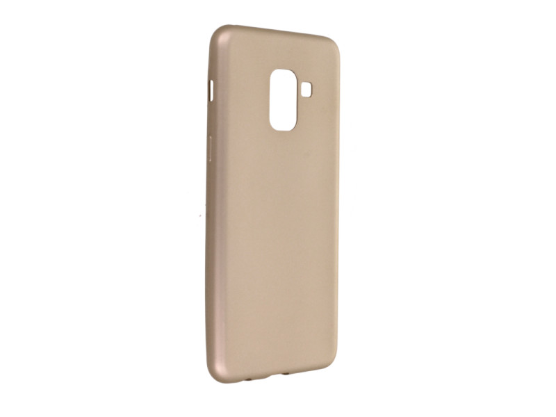 Newface Samsung Galaxy A8 2018 Kılıf First Silikon - Gold
