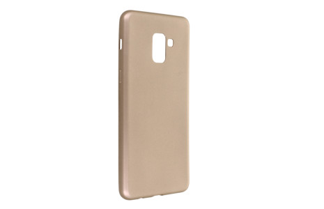 Newface Samsung Galaxy A8 Plus 2018 Kılıf First Silikon - Gold